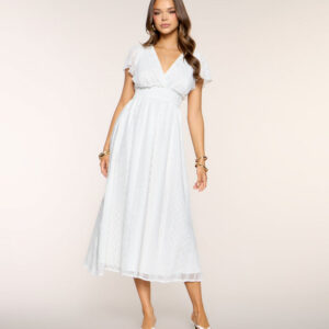 Windsor Garden Kisses Flutter Sleeve Midi Dress Garden Kisses Flutter Sleeve Midi Dress