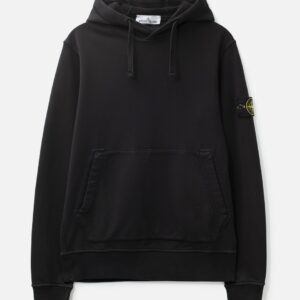 Stone Island Garment Dyed Cotton Fleece Hoodie Garment Dyed Cotton Fleece Hoodie