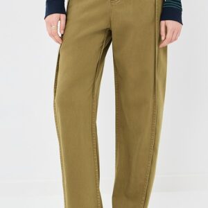 Tibi Garment Dyed Stretch Twill Tuck Pants Garment Dyed Stretch Twill Tuck Pants