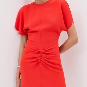 Victoria Beckham Gathered Waist Mini Dress