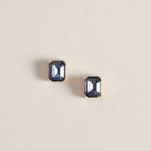 Gem Status Emerald Cut Statement Stud Earrings