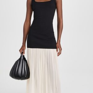 Gia Chiffon Hem Tank Dress
