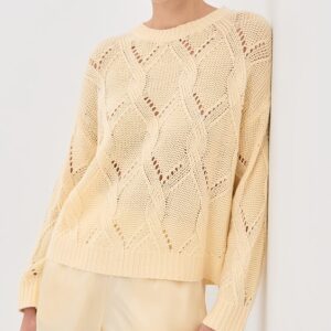 Sablyn Gia Slouchy Cashmere Crew Neck Sweater