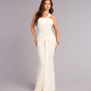 Windsor Giana Lace One-Shoulder Formal Dress Giana Lace One-Shoulder Formal Dress