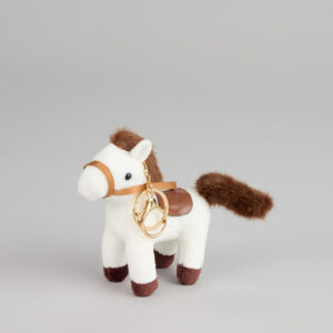 Giddy Up Plush Horse Keychain