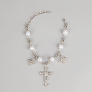 Windsor Gilded Drama Pearl Embellished Statement Necklace Gilded Drama Pearl Embellished Statement Necklace