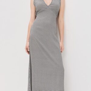 Gingham Midi Dress