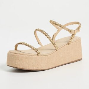 Larroudé Gio Milanina Flatform Sandals