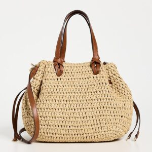 Gio Raffia Crossbody Bag