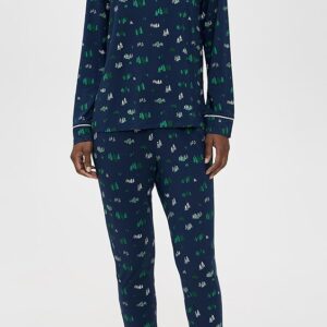 Gisele Printed Crew Pajama Set