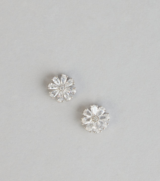 Windsor Glam Blossom Floral Stud Earrings