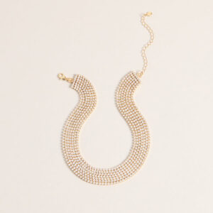 Glam Girl Layered Rhinestone Necklace