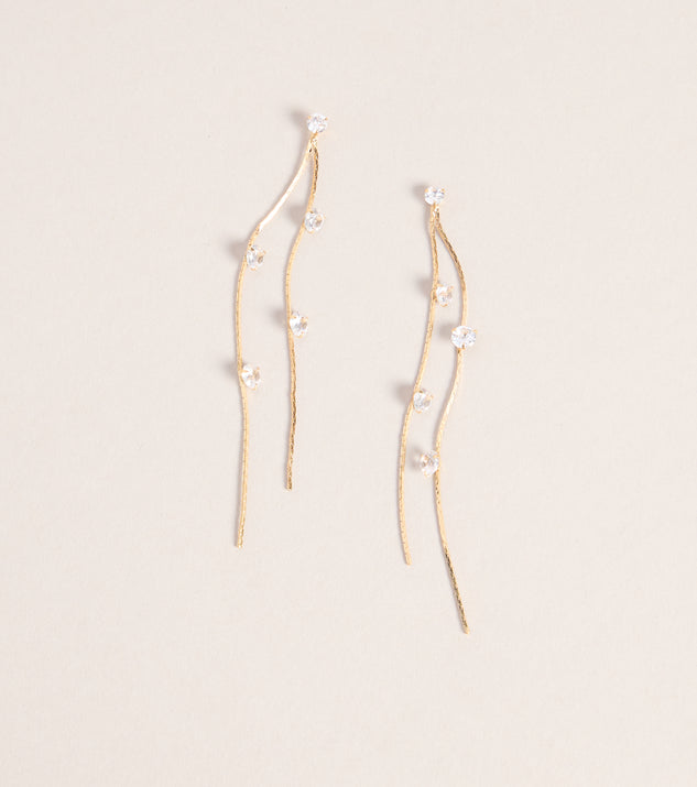 Windsor Glam In Motion Rhinestone Earrings