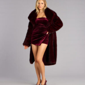 Windsor Glam Mood Velvet Strapless Romper Glam Mood Velvet Strapless Romper