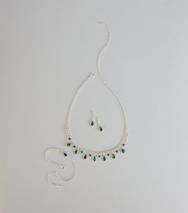 Windsor Glam Theory Necklace And Earrings Set