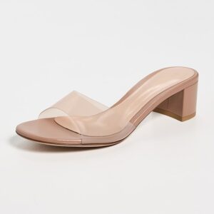 Glass Heeled Sandals