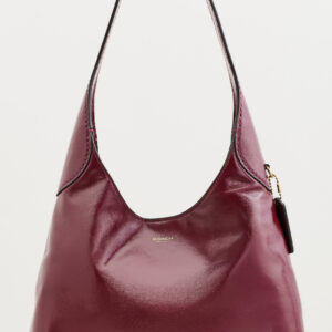 Glazed Leather Brooklyn Shoulder Bag 28