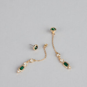 Windsor Glimmer Line Gemstone Chain Earrings Glimmer Line Gemstone Chain Earrings