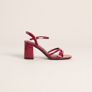 Gloss Game Strappy Block Heels