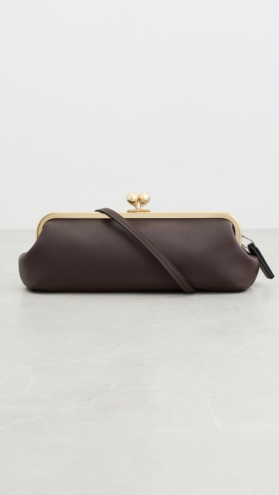 Coach Glovetanned Leather 30 Kisslock Frame Bag
