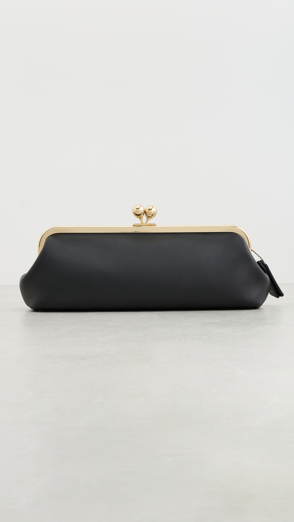 Coach Glovetanned Leather Kisslock Frame 30 Bag