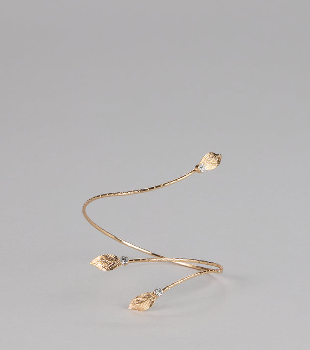 Windsor Goddess Glow Leaf Arm Cuff