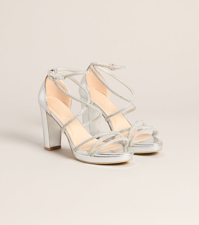 Windsor Going Out Rhinestone Platform Heels