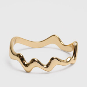 Gold Wave Ring