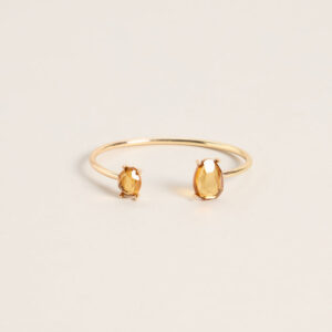 Golden Glam Rhinestone Cuff Bracelet