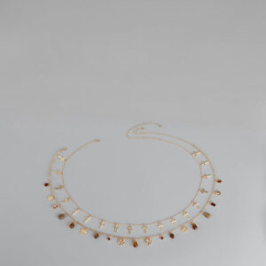 Golden Hour Charms Double Layer Belly Chain