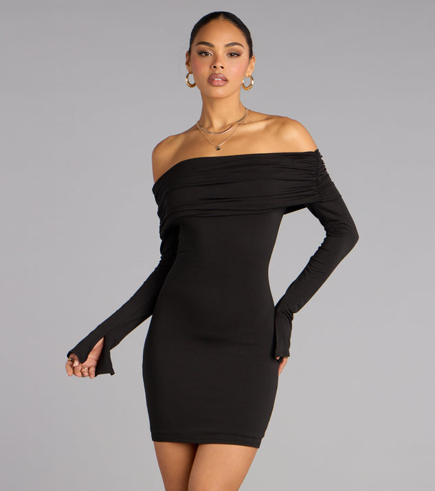 Windsor Golden Hour Off-The-Shoulder Mini Dress
