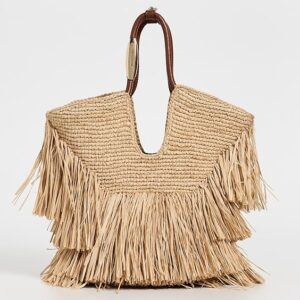 Zimmermann Goldentime Small Fringe Tote