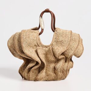 Zimmermann Goldentime Small Ruffle Tote