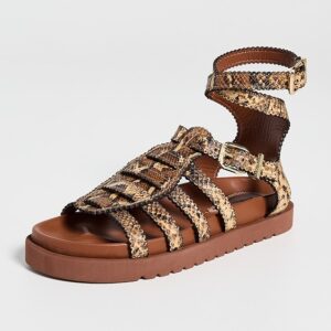 Zimmermann Goldie Gladiator Sandals