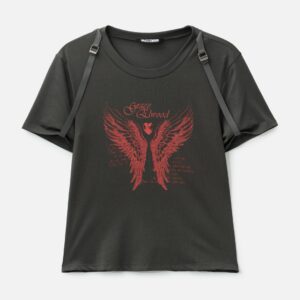 GRACE ELWOOD Grace Elwood Turned-Up Sleeve Tee