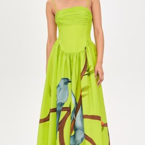 FARM Rio Green Maxi Dress
