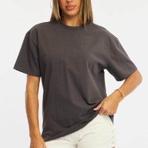 Grey Oversized Tee Short Sleeve