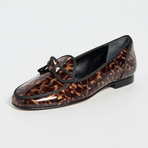 Alexandre Birman Grosgrain Tortoise Loafers