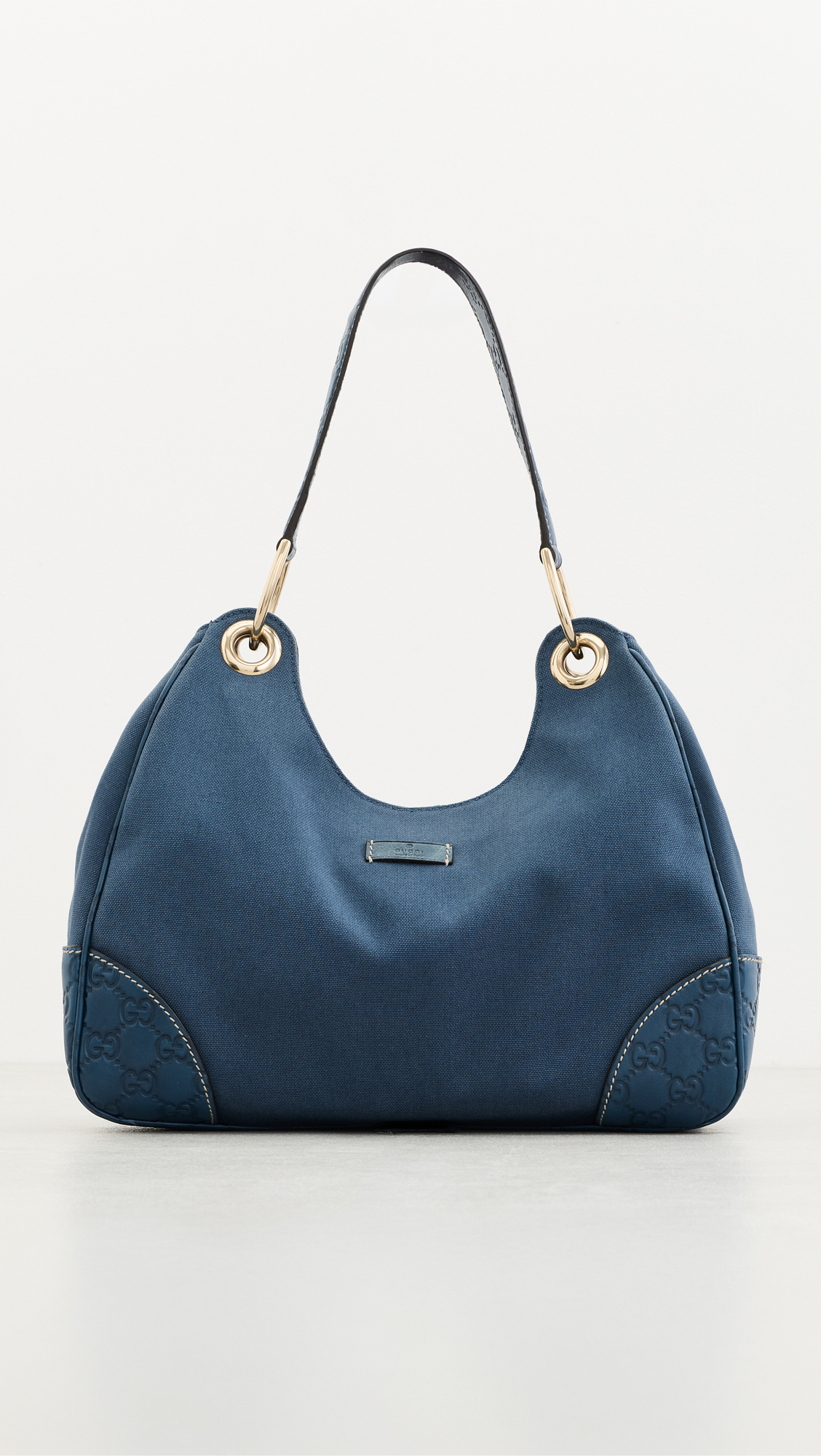 What Goes Around Comes Around Gucci Canvas Colbert Hobo Bag