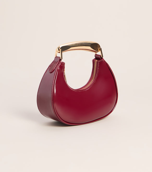 Windsor Handle With Flair Patent Mini Handbag