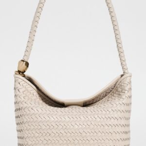 Handwoven Shoulder Bag with Beads