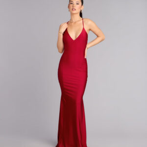 Windsor Hannah V-Neck Strappy Formal Dress Hannah V-Neck Strappy Formal Dress