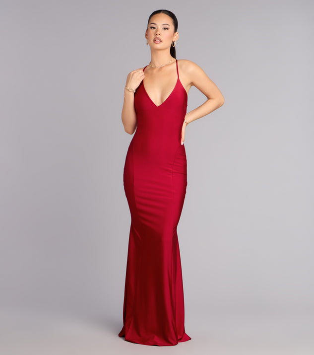 Windsor Hannah V-Neck Strappy Formal Dress