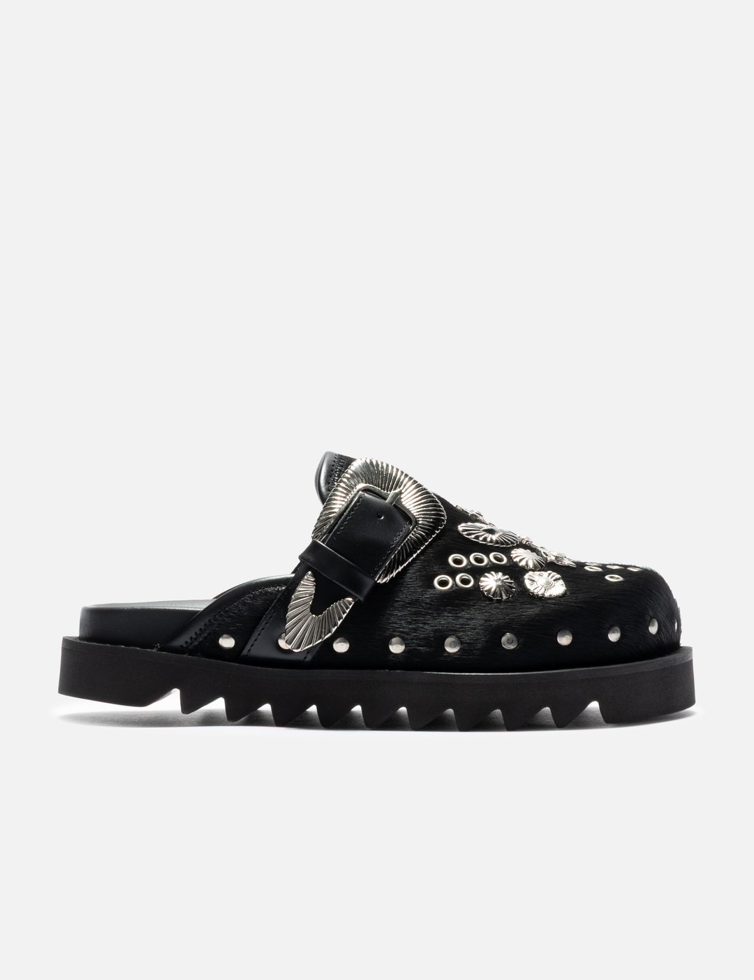 Toga Pulla HBX Exclusive Black Pony Mule