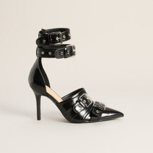 Headline Worthy Buckle Stiletto Pumps