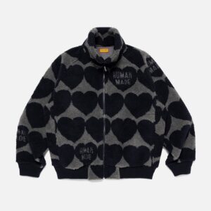 Human Made Heart Fleece Jacket Heart Fleece Jacket