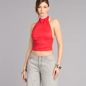 Windsor Heat Check High Neck Halter Top Heat Check High Neck Halter Top