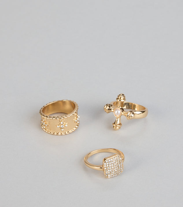 Windsor Heavenly Glow Ring Trio