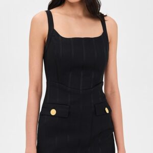 L'AGENCE Helen Corset Mini Dress