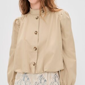 Hemlock Gathered Trench Jacket